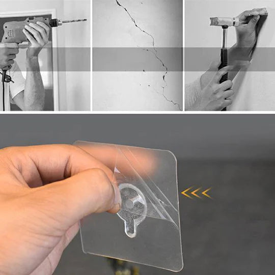 Punch-Free Screw Stickers (10 Pcs) - (IMPORTED)